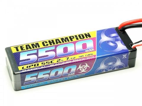 LiPo Akku Team Champion 5500 - 7,4V | 55C | T Stecker | Artikelnummer: C48411