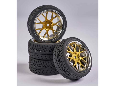 1:10 Räderset Y-Design2 (4) gold/chrom | Artikelnummer: 500900163