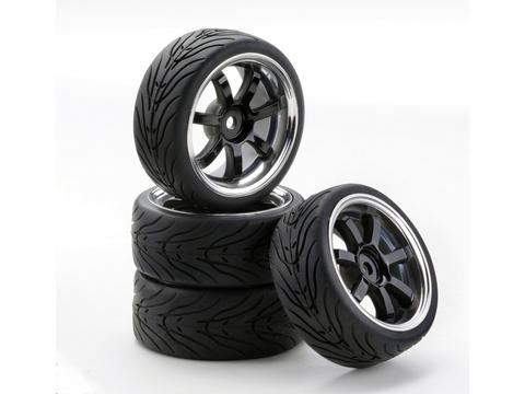 1:10 SC-Räder W7 Style chrom/schwarz (4) | Artikelnummer: 500900547