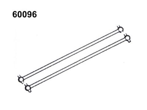 60096 Antriebswelle hinten 2 Stück  | Artikelnummer: 004-60096