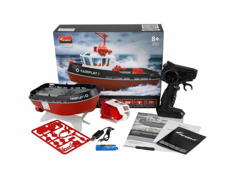 Fairplay I Schlepper Boot 1:72 RTR schwarz | Artikelnummer: 26109