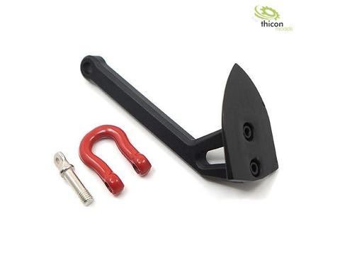 1:10 Ankerhaken für Seilwinde Metall schwarz mit Schäkel | Artikelnummer: 4260432971675