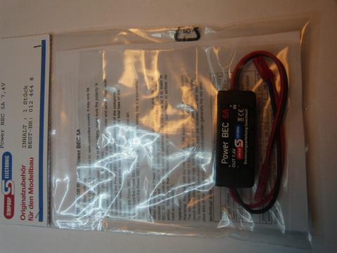 Power BEC 5 Ampere Simprop 7,4 V Ausgangsspannung | Artikelnummer:  	0124648