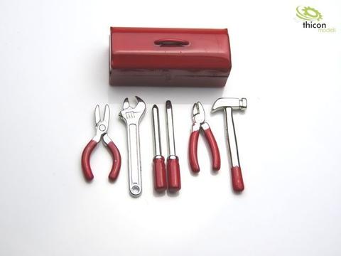 1:14 / 1:10 Werkzeugkasten Metall mit Werkzeuge | Artikelnummer: 4260432973303