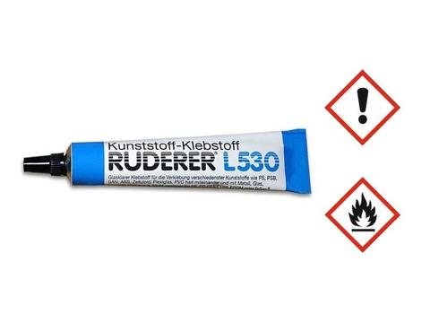 Ruderer L 530 Kunststoffklebstoff / 20g | 19,75 € pro 100 g | Artikelnummer: X3583
