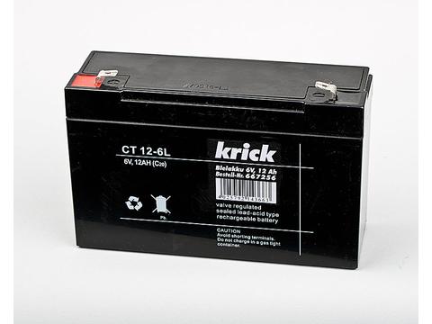 Bleiakku 6V / 12Ah | Artikelnummer: 667256