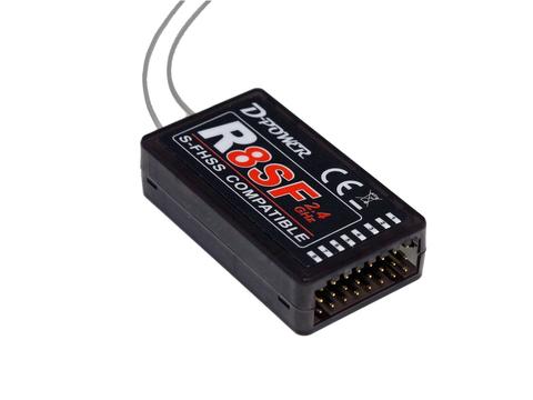 D-Power R-8SF - 2.4 GHz Empfänger S-FHSS kompatibel | Futaba | Artikelnummer:  R8SF