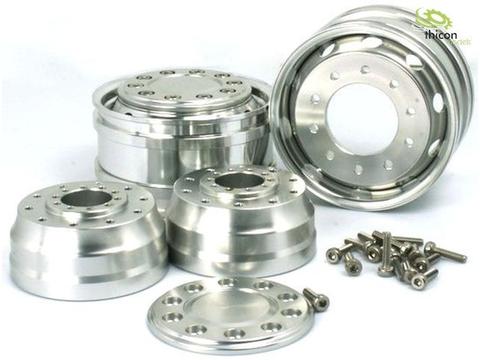 1:14 Alufelgen vorne breit Euro-Optik für Antriebsachse  | Artikelnummer: 4260432971200