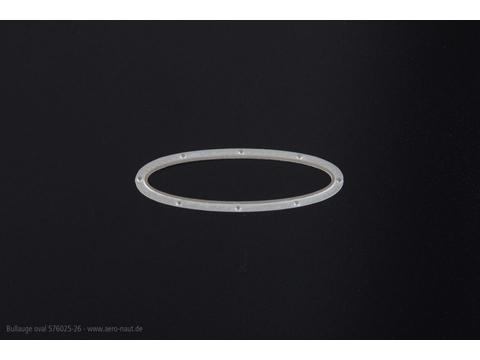 Bullauge oval 36x15mm | z.B. für die Najade | Artikelnummer: 576026