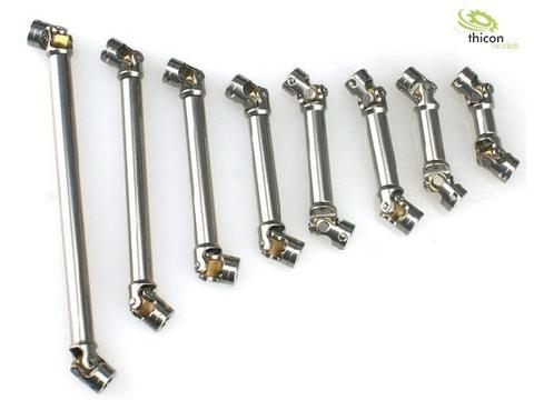 1:14 Kardanwelle Edelstahl 70-100mm mit 5mm Bohrungen | Artikelnummer: 4260432971392