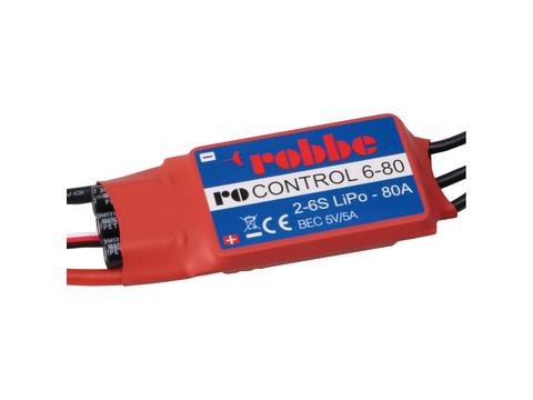 RO-CONTROL 6-80 2-6S -80(100A) BRUSHLESS REGLER 5V/5A SCHALT-BEC | Artikelnummer: 8710