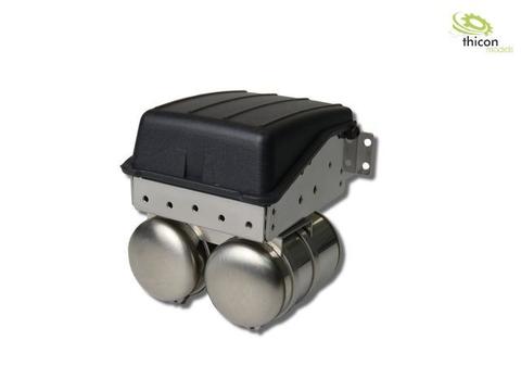 1:14 Batteriekasten schmal aus V2A für Tamiya LKW | Artikelnummer: 4260432972894