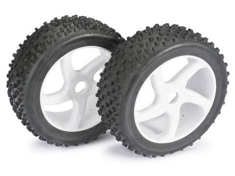 Räderset Buggy "5-Speichen / Dirt" weiß 1:8 (2) | Artikelnummer: 2520012
