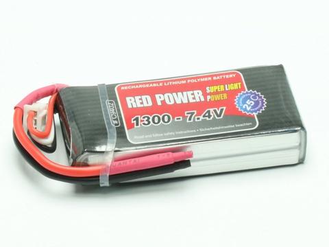 LiPo Akku RED POWER SLP 1300 - 7,4V | Artikelnummer: C9402