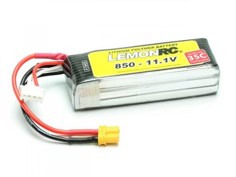 LiPo Akku LEMONRC 850 - 11.1V (35C) | Artikelnummer: C9455