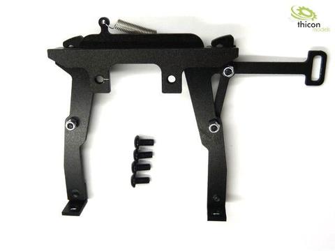 1:14 Fahrerhausverschluss lang Alu schwarz | Artikelnummer: 4260432971330