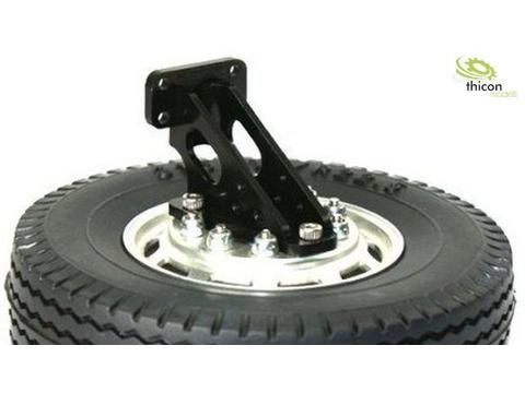 1:14 Reserveradhalter Alu schwarz für Alufelgen | Artikelnummer: 4260432971521