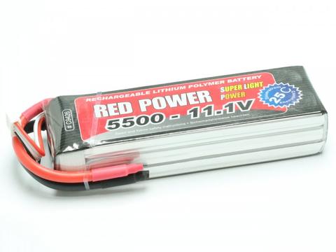 LiPo Akku RED POWER SLP 5500 - 11,1V | Artikelnummer: C9426