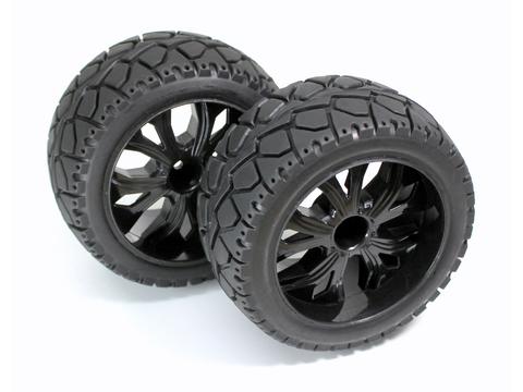 1:10 Buggy/Truggy Räderset "Onroad" schwarz (2) | Artikelnummer: 2500014