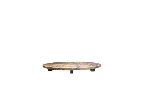 Dekoteller aus Holz I WOODPLATE - ø 40 I BGreen  | Artikelnummer: 7304-8617-3678
