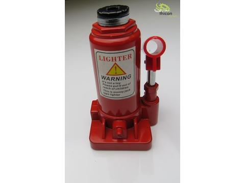 Wagenheber ''hydraulisch'' 1:10 Metall/Kunststoff rot | Artikelnummer: 4260432970265