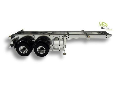 1:14 Auflieger 2-Achs für Wechselcontainer aus Alu  | Artikelnummer: 55002