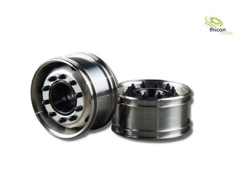 1:14 Eurofelgen Edelstahl breit vorne | Artikelnummer: 4260432973198
