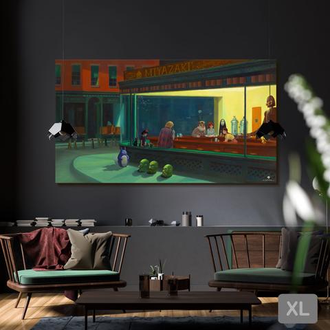 Nighthawks - Leinwandbild