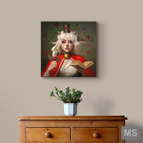 Lamberta Square Canvas Print