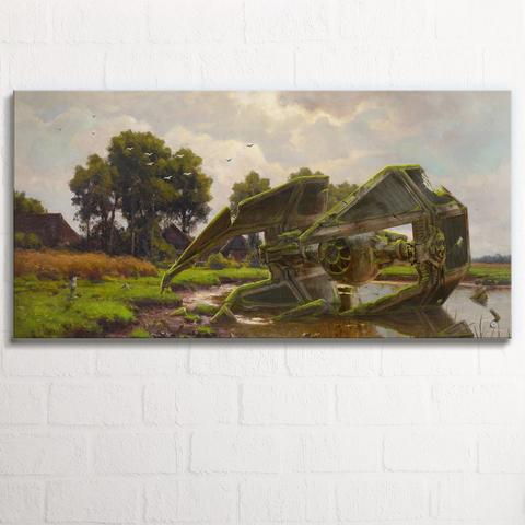 Heron and Interceptor - 1 Panel Canvas