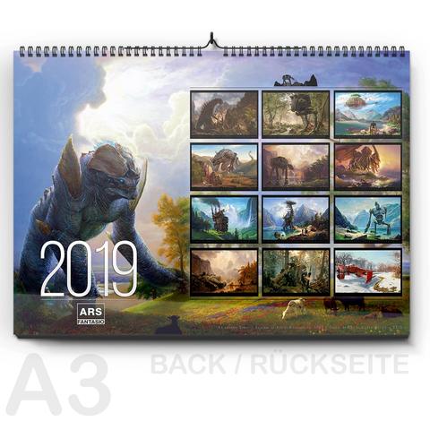Ars Fantasio Kalender A3 Seite