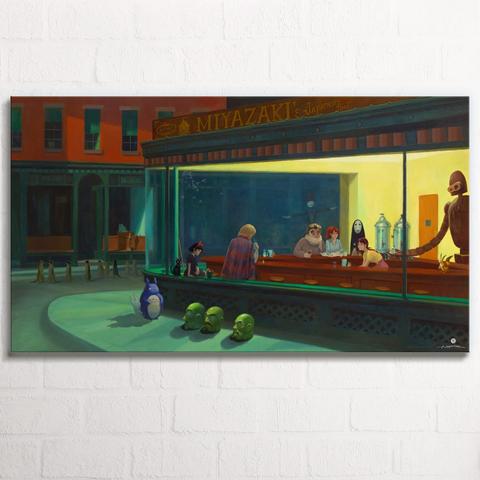 Nighthawks - Leinwandbild