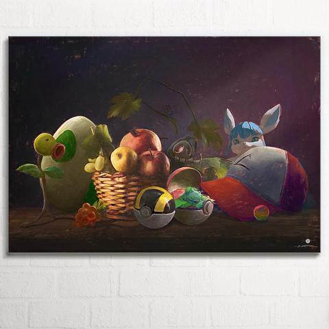 Pokemon 4 Seasons an Stillleben: Still (A) Life Serie Leinwandbild