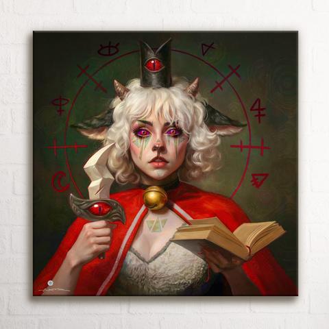 Lamberta Square Canvas Print