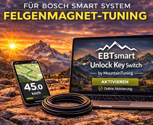 EBTsmart Unlock Code Switch für Bosch Smart System mit Felgenmagnet