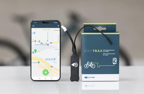 PowUnity BikeTrax für Shimano - E Bike Diebstahlschutz via GPS Tracker