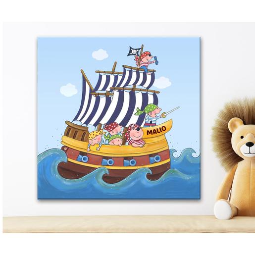 Kinderzimmerbild Piratenschiff | Fineart-Leinwanddruck | Artikelnummer: 6215198 -2