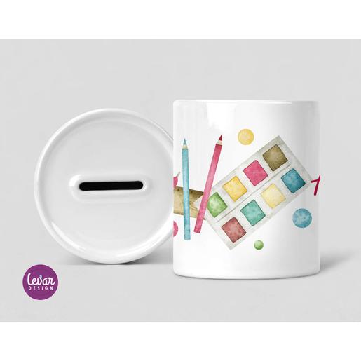 Spardose zur Einschulung Schulkind  | Tolle Spardose mit Wunschnamen | Artikelnummer: 121337