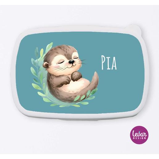 Brotdose, Lunchbox Otter | Tolle Brotdose mit Namen personalisiert | Artikelnummer: 2746-4517-4383 -4