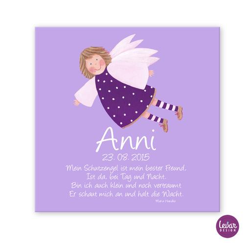 DEIN SCHUTZENGEL Schutzengelbild mit Namen + Gedicht | Personalisiertes Geschenk zur Geburt oder Taufe  | Artikelnummer: 11509022 -5