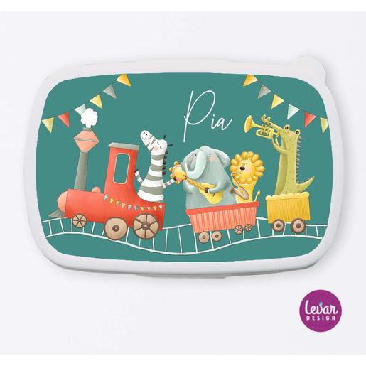 Personalisierte Brotdose Musiker für Kinder, Kindergarten, Schule & Sport | Tolle Snackbox mit Namen personalisiert | Artikelnummer: 67273819 -3