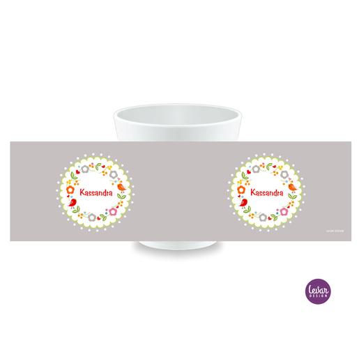Kinderbecher, Kindertasse Blütenkranz  |  | Artikelnummer: kitassblue -1