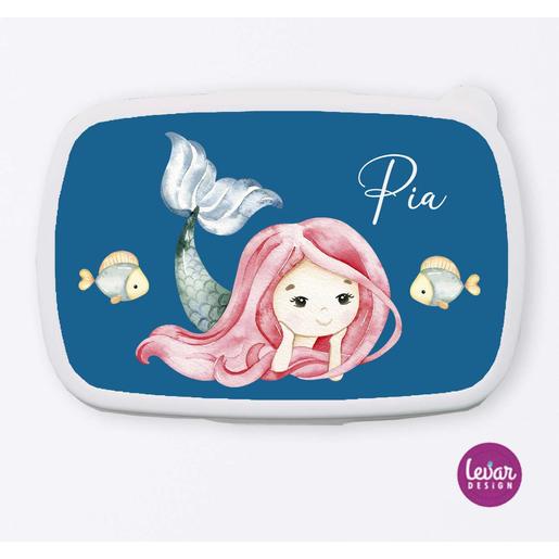 Brotdose Nixe personalisiert  | Tolle Lunchbox mit Namen  | Artikelnummer: 123820871 -1