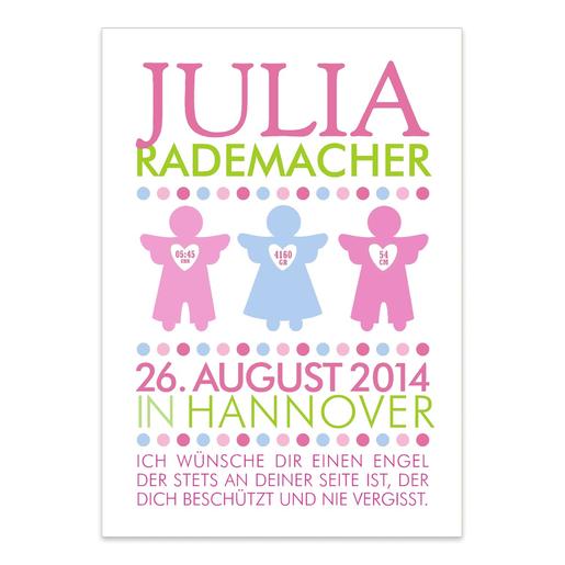 Geburtsanzeige | Namensbild | Taufgeschenk |  | Artikelnummer: 20635361 -1