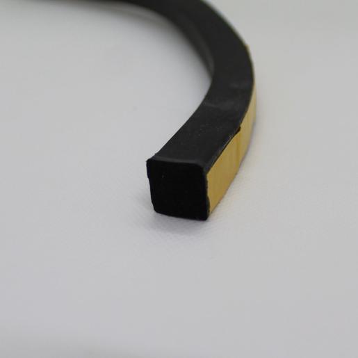 Moosgummi Vierkantprofil EPDM 15x15mm einseitig selbstklebend