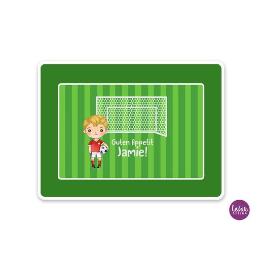 Fußballer Tischset Platzset  | Platzset mit Namen personalisierbar | Artikelnummer: 5786-4867-8772 -5