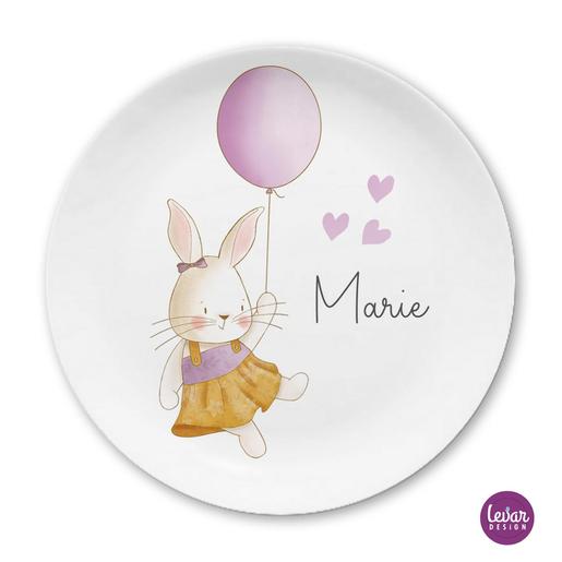 Maus Kinderteller | Hochwertiges Kindergeschirr aus Melamin, BPA frei | Artikelnummer: 0850-4802-4722 -4
