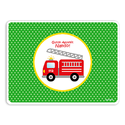 Platzset, Platzdeckchen, Tischset, Feuerwehr  |  | Artikelnummer: 90468999 -2