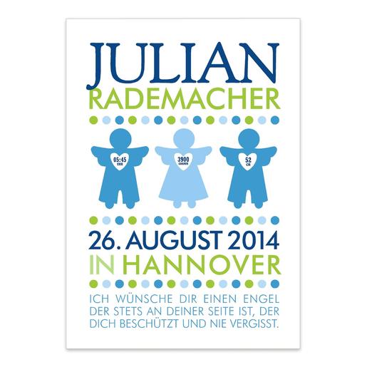 Geburtsanzeige | Namensbild | Taufgeschenk |  | Artikelnummer: 20635361 -2