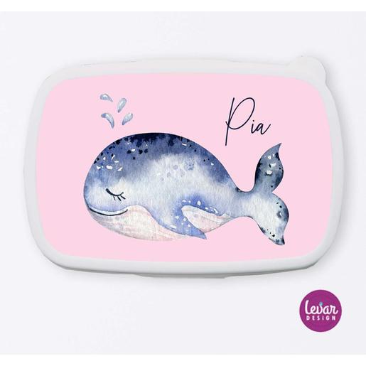 Brotdose Wale personalisiert mit Namen | Tolle Lunchbox für Kinder | Artikelnummer: 90470143 -3